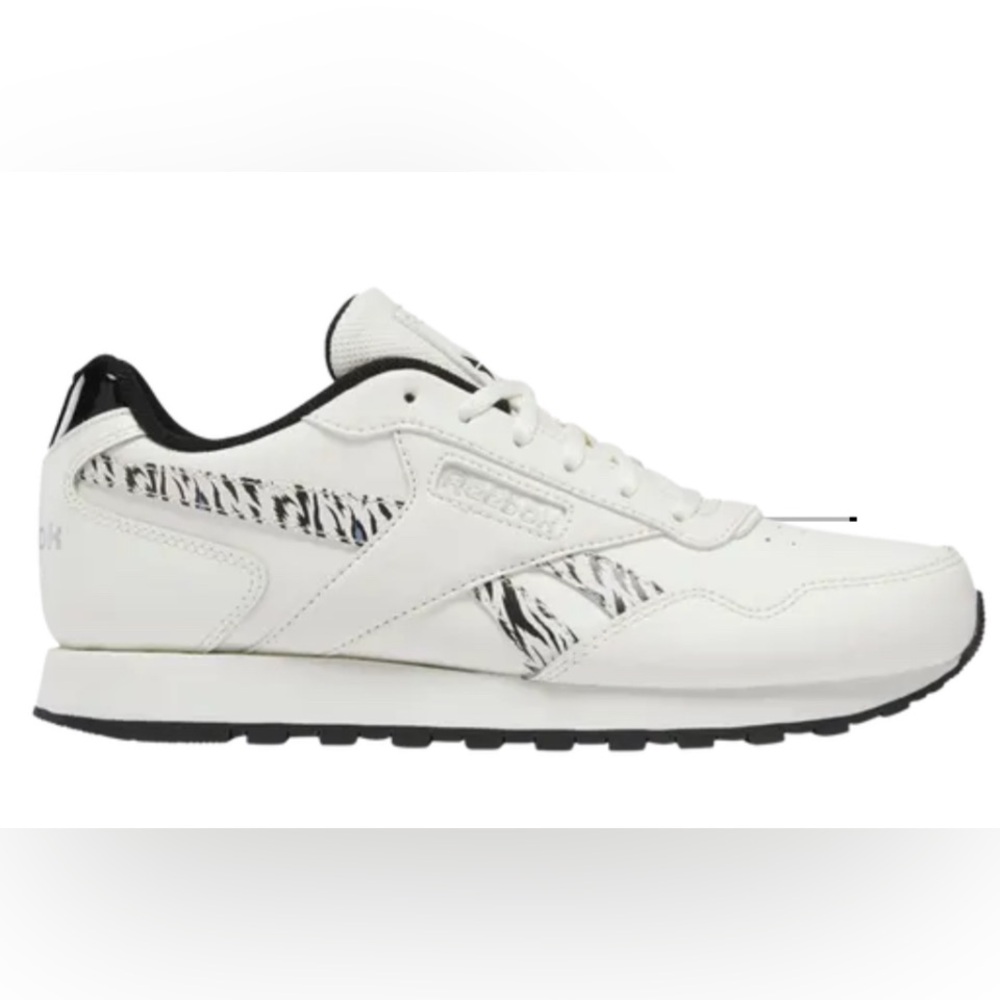 👣NWT Reebok Women's Classic Leather Harman Zebra Sneakers -White and Black